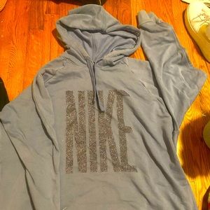 Sparkly Nike sweatshirt and leggings set, Size XL